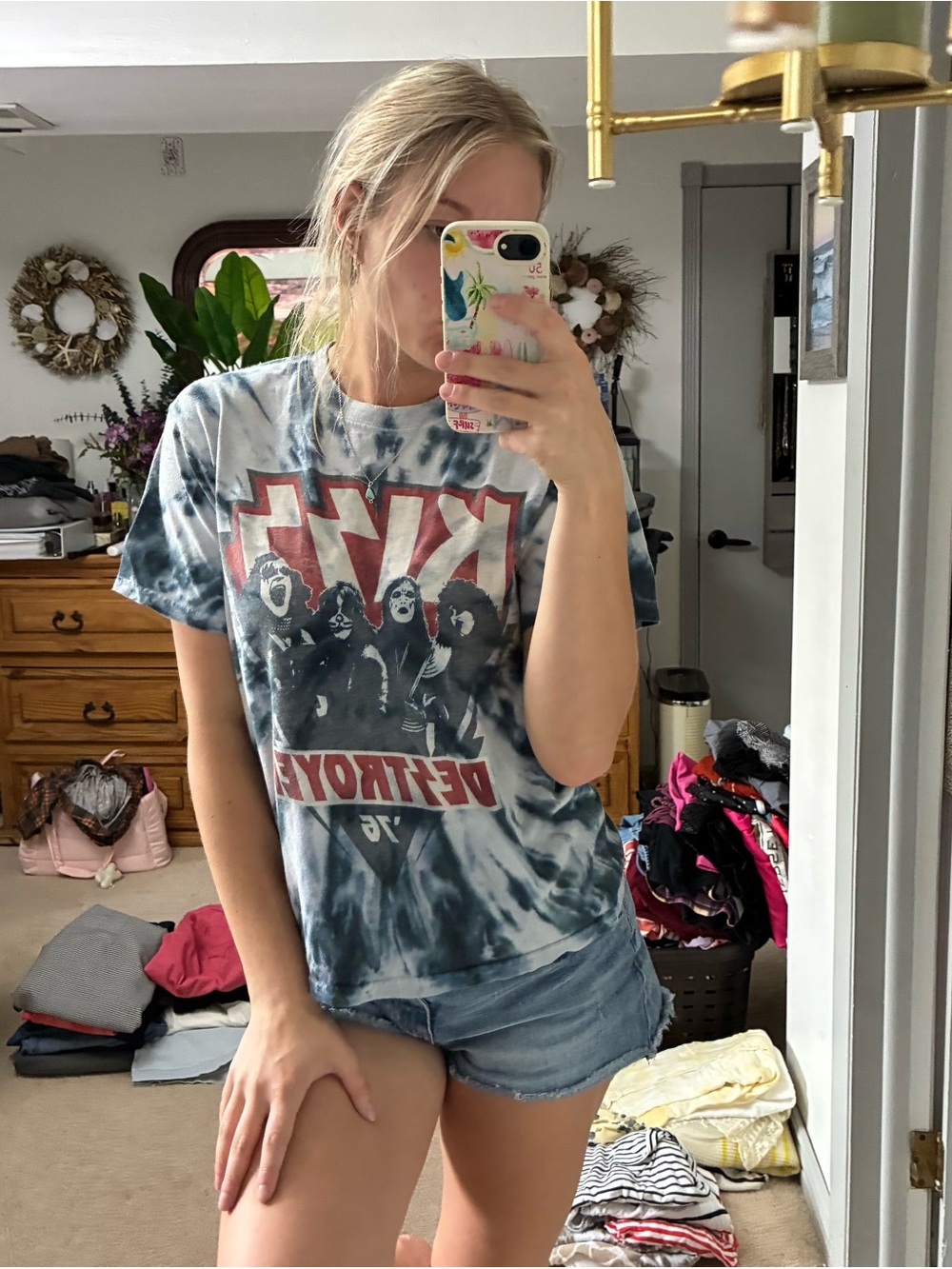 KISS Tie-Dye Graphic T-Shirt